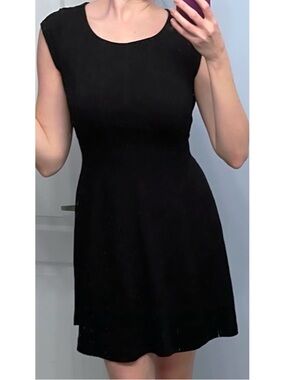 Laura Petites Skater Dress Cap Sleeve